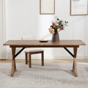 Velmora Wooden Dining Table