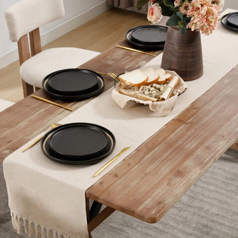 Velmora Wooden Dining Table