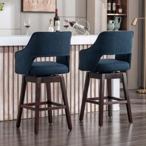 Vivienne Open Back Swivel Counter Stools