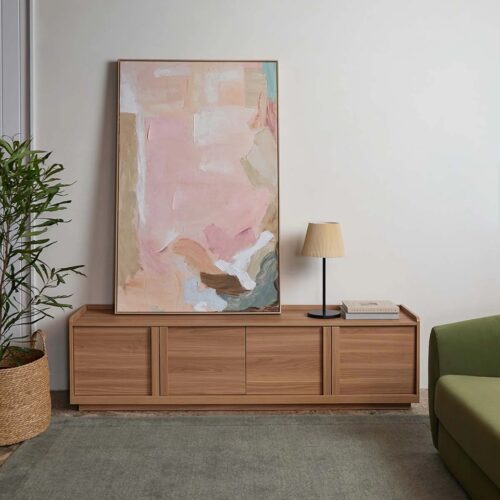 Zaylo Tv Stand - Honey Oak