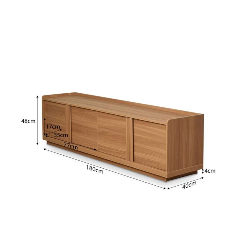 Zaylo Tv Stand - Honey Oak