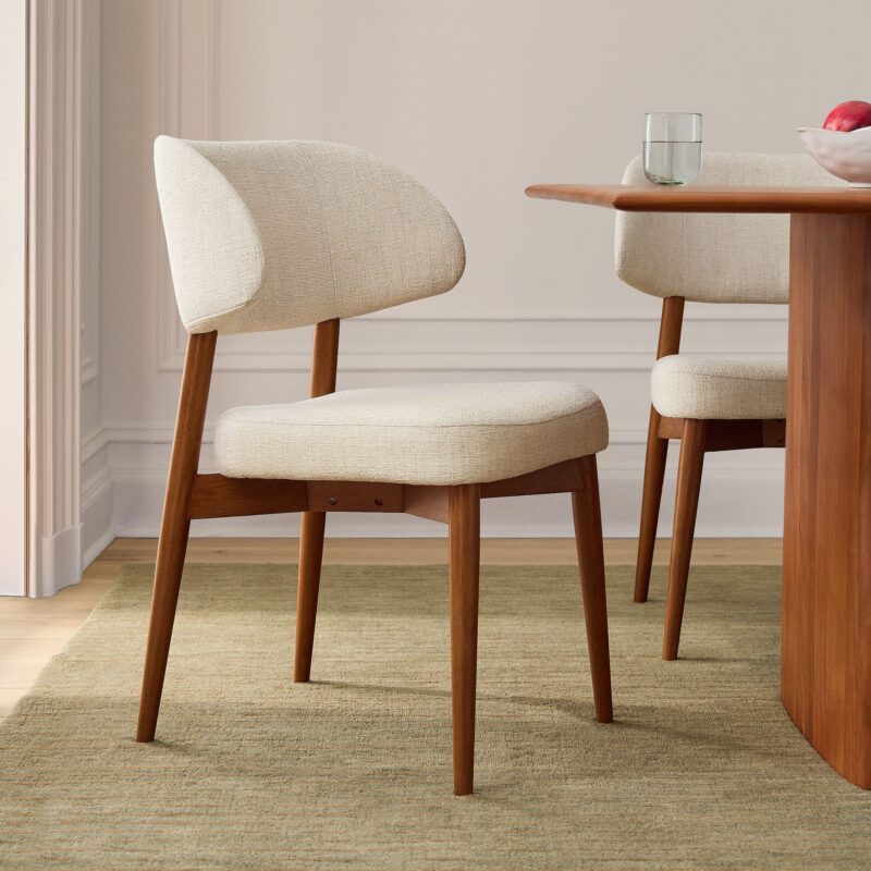 Lucille Extendable 6 Seater Dining Table Set-Sand