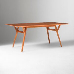 Lucille Extendable 6 Seater Dining Table Set-Sand
