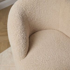 Bianca Bouclé Swivel Chair