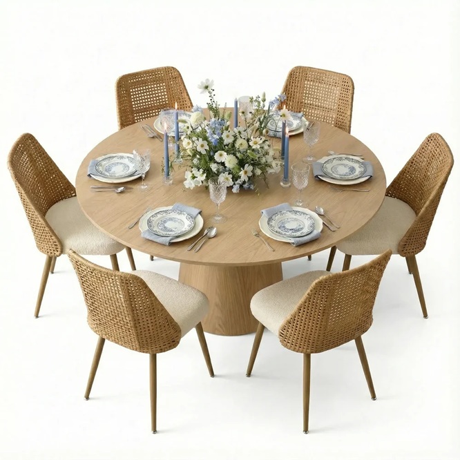 cuba-round-6-seater-dining-set-4 Cuba Round 6 Seater Dining Set