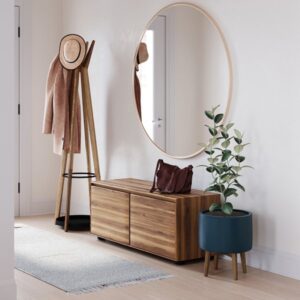 Deluca Solid Wood Coat Rack