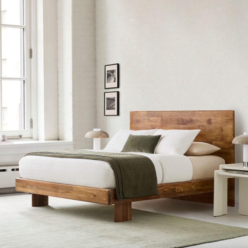 Deluca Mid Century Platform Bed