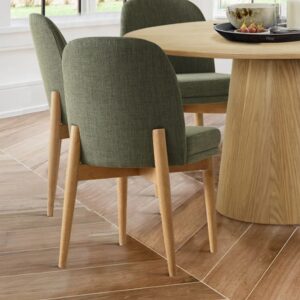 Deluca Round 6 Seater Dining Table Set