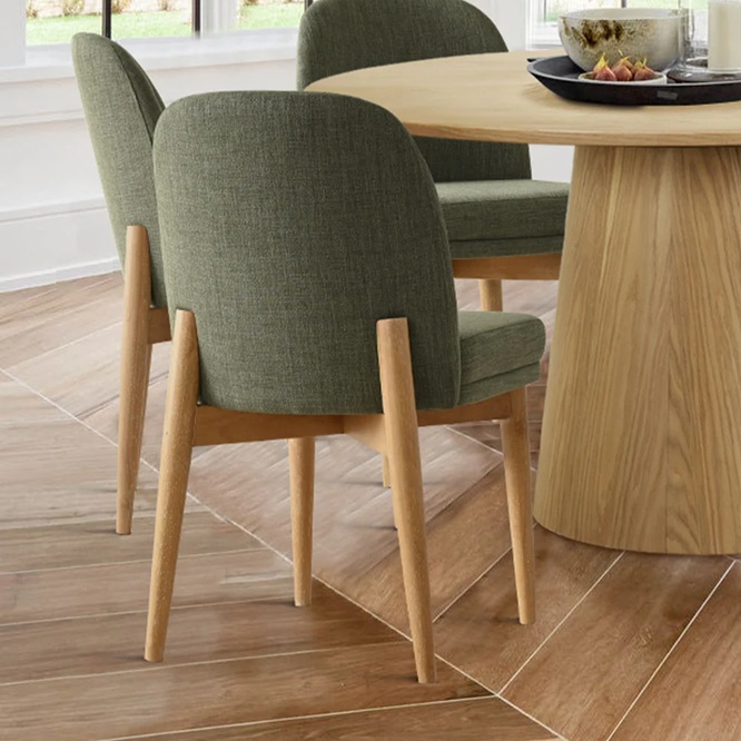 Deluca Round 6 Seater Dining Table Set