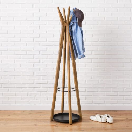 Deluca Solid Wood Coat Rack