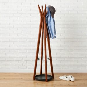 Deluca Solid Wood Coat Rack