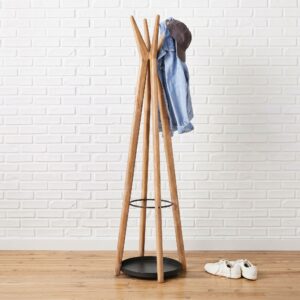 Deluca Solid Wood Coat Rack