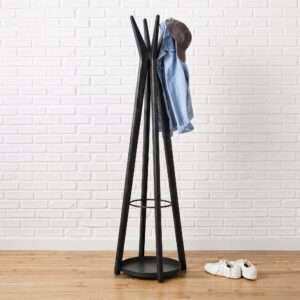 Deluca Solid Wood Coat Rack