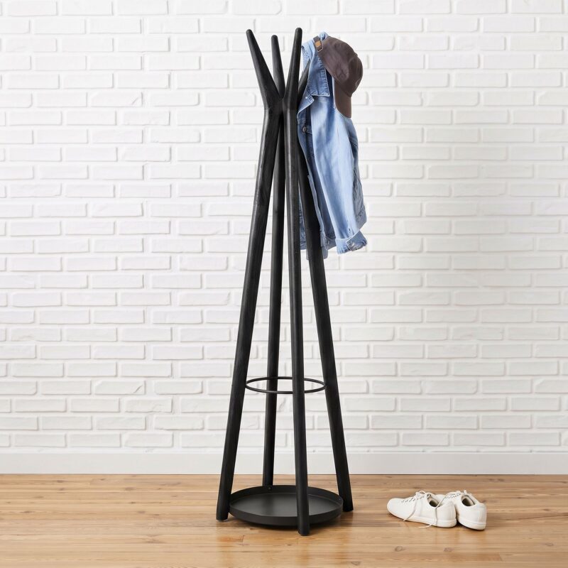 Deluca Solid Wood Coat Rack