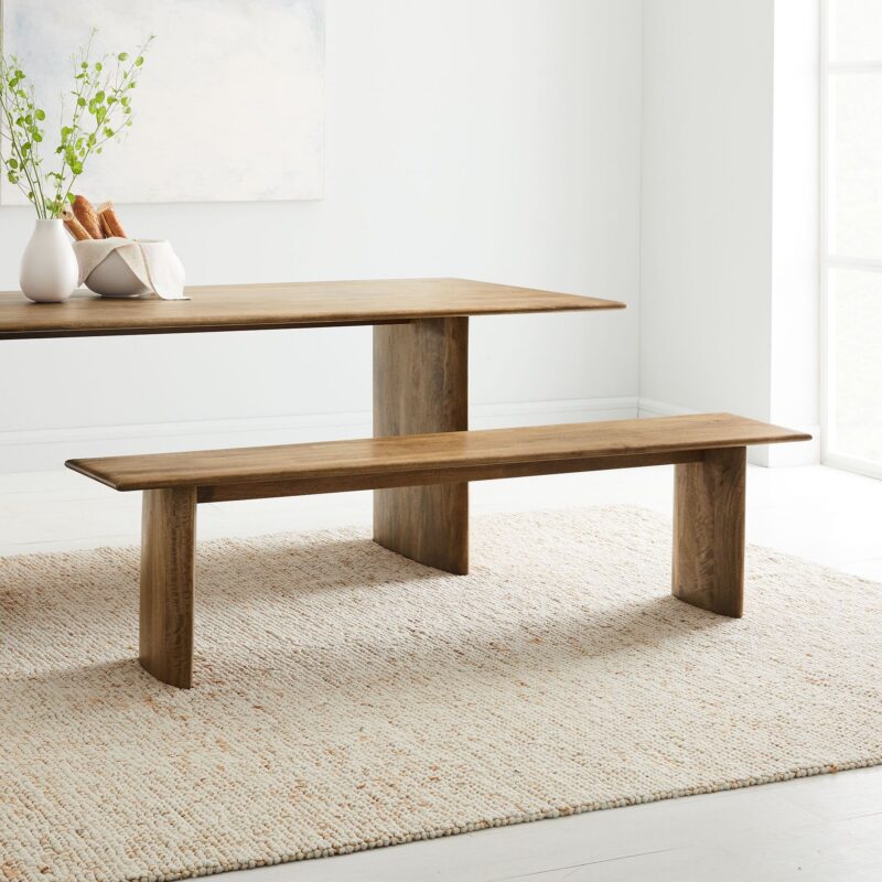 deluca-solid-wood-dining-bench-1 Deluca Solid Wood Dining Bench