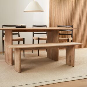 deluca-solid-wood-dining-bench-4 Deluca Solid Wood Dining Bench