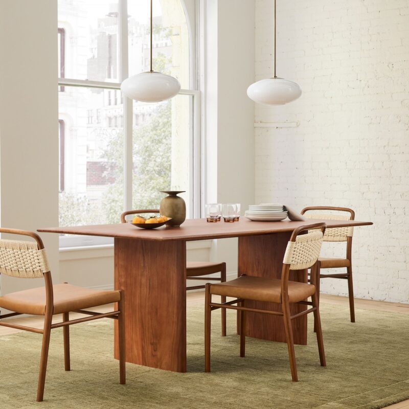 Deluca Solid Wood Dining Table