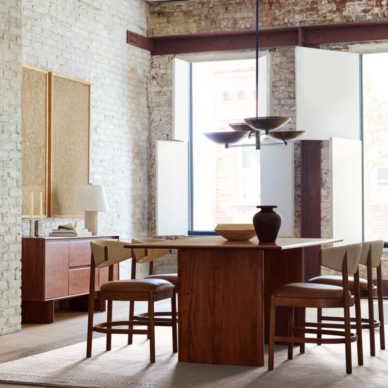 Deluca Solid Wood Dining Table