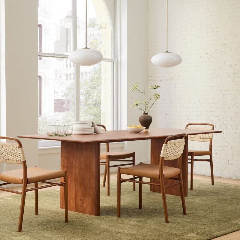 Deluca Solid Wood Dining Table