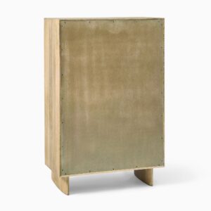Deluca Solid Wood 5 Drawer Dresser 91cm
