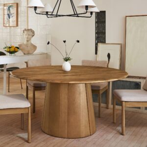 Deluca Solid Wood Round Dining Table