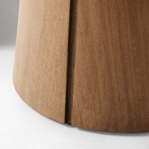 Deluca Solid Wood Round Side Table 50cm