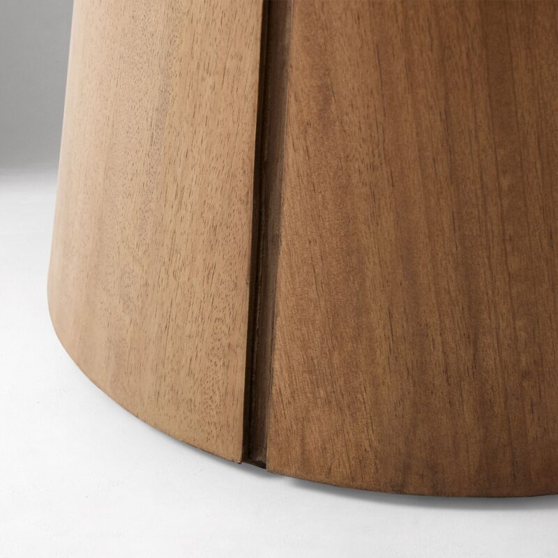 Deluca Solid Wood Round Side Table 50cm