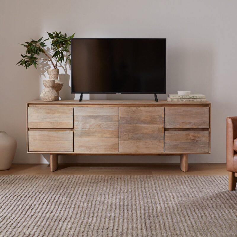 Deluca Solid Wood TV Stand