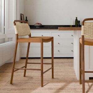 Dunham Leather Counter Stool