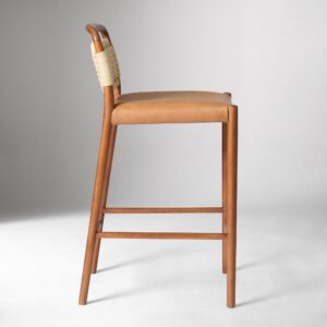 Dunham Leather Counter Stool