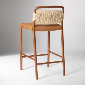 Dunham Leather Counter Stool