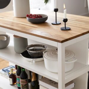Hudson Butcher Block Kitchen Console