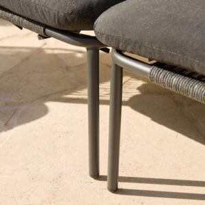 Kavano Outdoor Three Seater Sofa – Charcoal