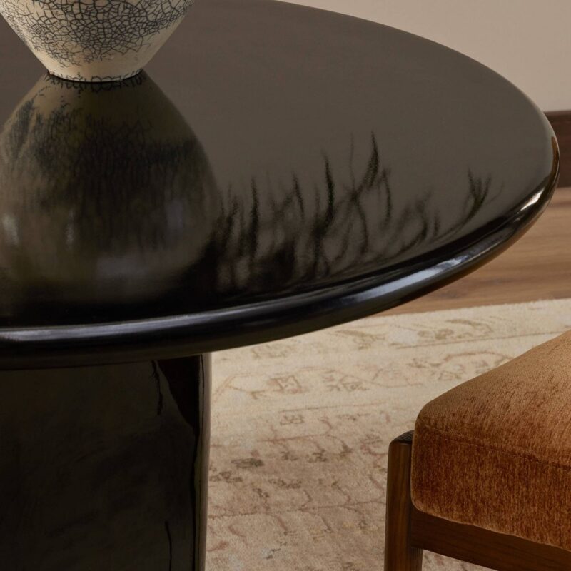 Kawachi Aluminum Round Dining Table