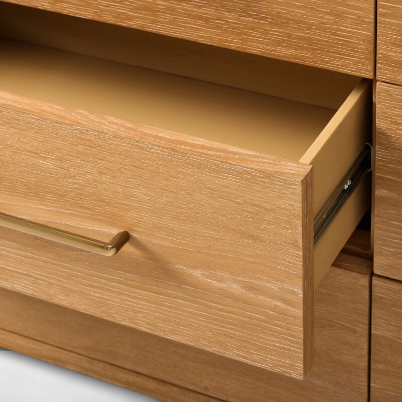 Kera Cerused 6 Drawer Dresser 162cm