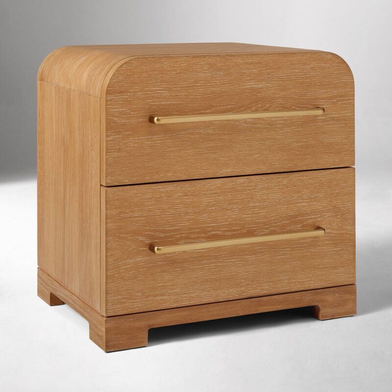 Kera Cerused Nightstand 55cm
