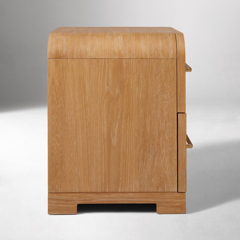 Kera Cerused Nightstand 55cm