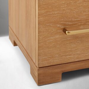 Kera Cerused Nightstand 55cm