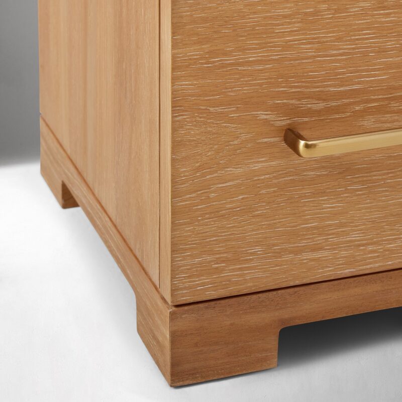 Kera Cerused Nightstand 55cm