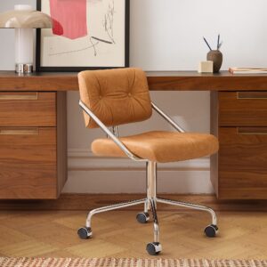 Leo Tufted Swivel Chair