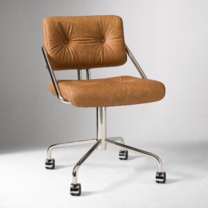 Leo Tufted Swivel Chair
