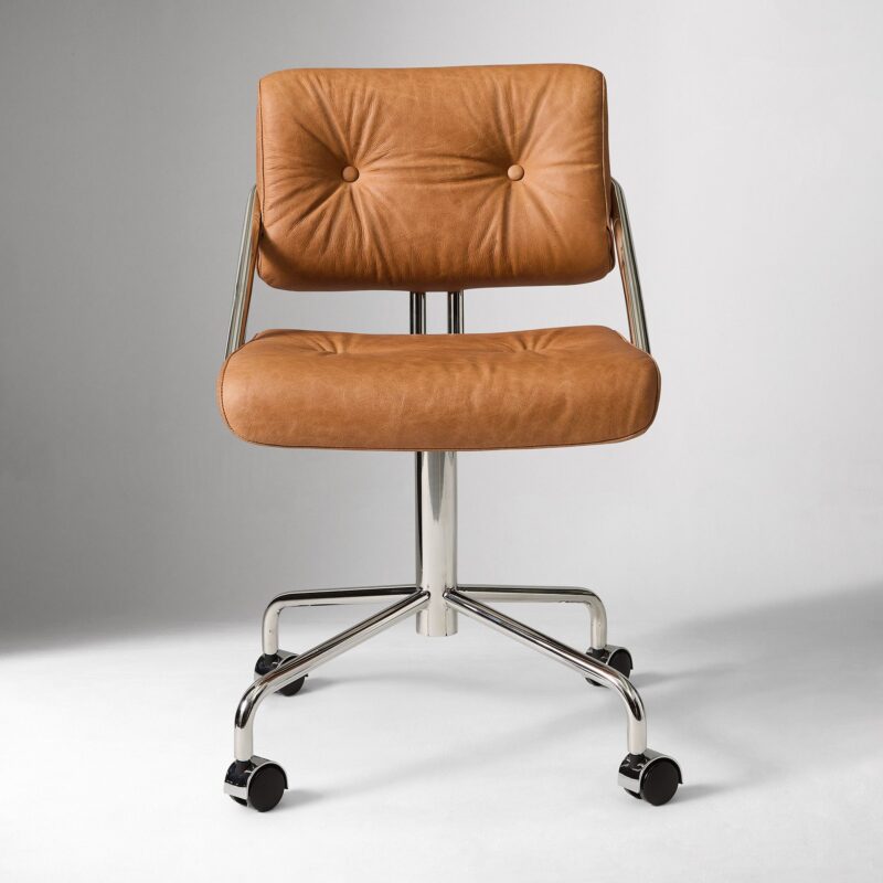 Leo Tufted Swivel Chair