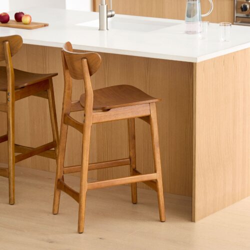 Linden Wooden Counter Stool