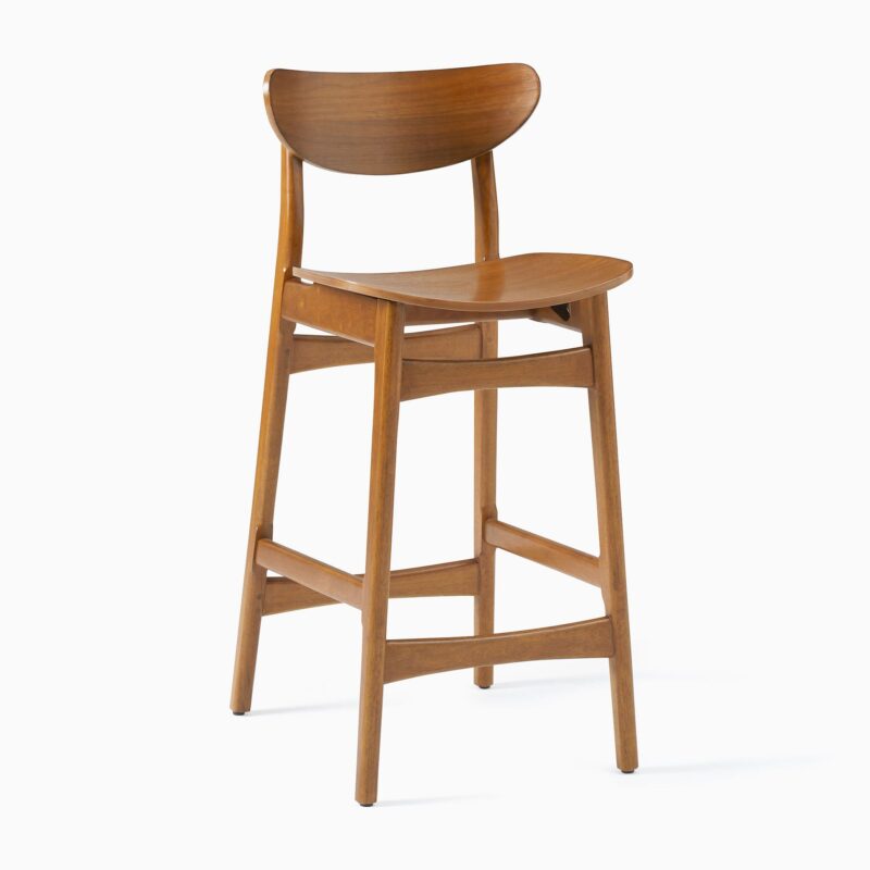 Linden Wooden Counter Stool