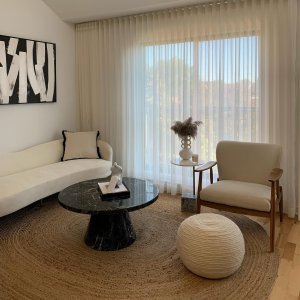 Lucille Mid Century Upholstered Armchair