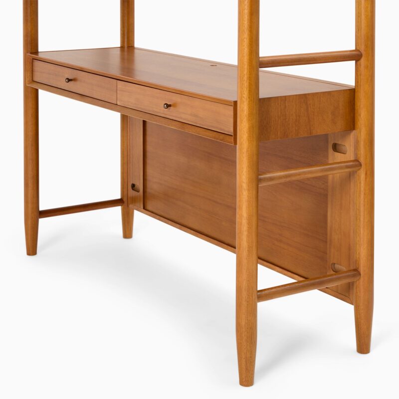 lucille-mid-century-loft-bed-with-desk-10 Lucille Mid-Century Loft Bed with Desk
