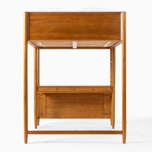 lucille-mid-century-loft-bed-with-desk-6 Lucille Mid-Century Loft Bed with Desk