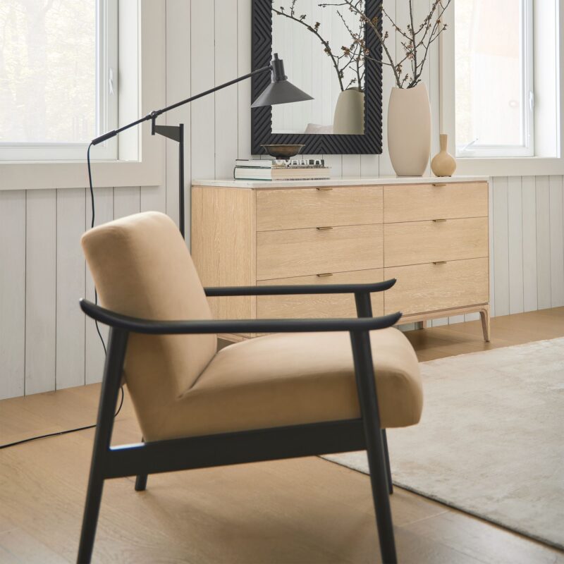 lucille-mid-century-upholstered-armchair-3 Lucille Mid Century Upholstered Armchair