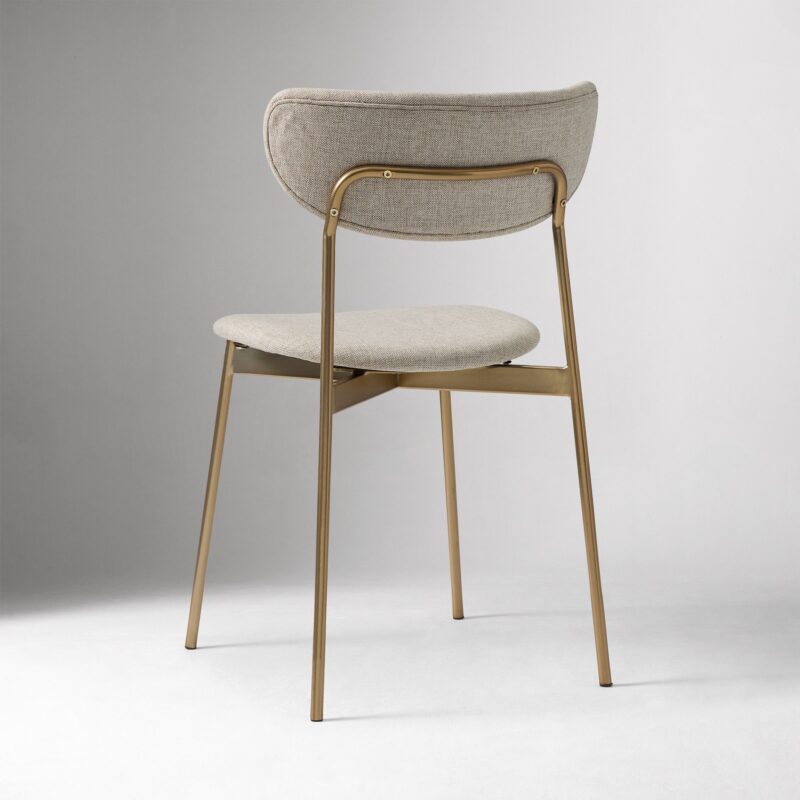 Lunaro Modern Petal Upholstered Dining Chair