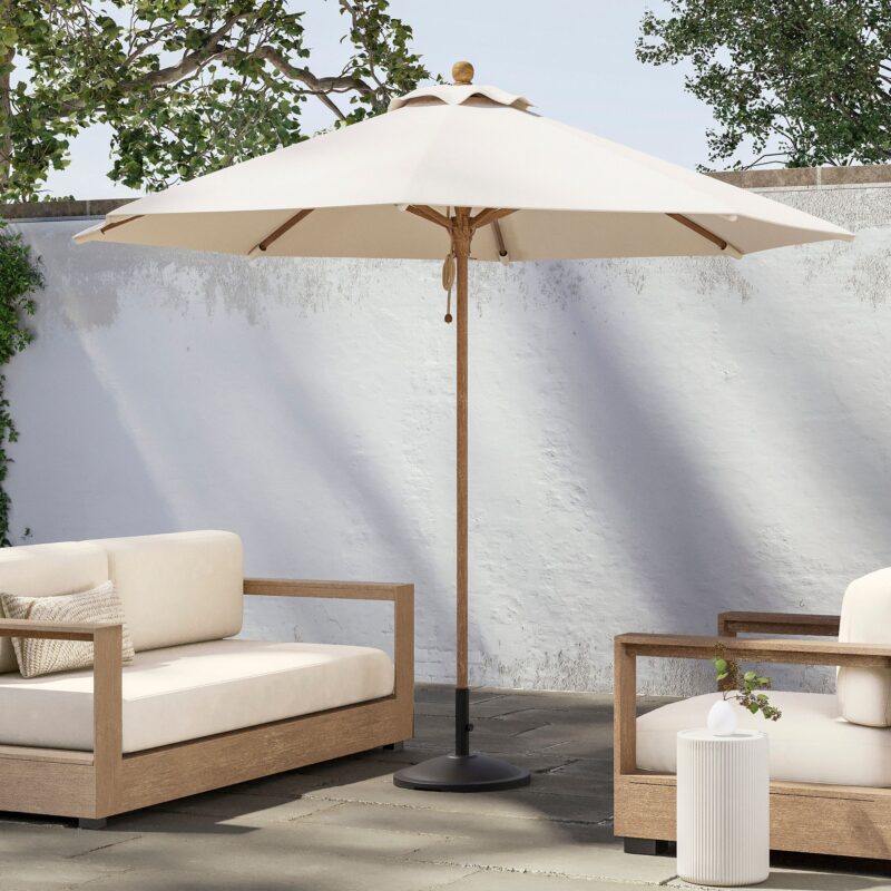 maravelle-wood-pole-outdoor-umbrella-2 - Copy Maravelle Wood Pole Outdoor Umbrella
